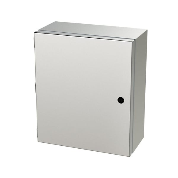 1/4 Turn Latch Electrical Enclosures, 14 in H, 6 in D, 12 in W, NEMA 3R, 4, 4X, 12, 13